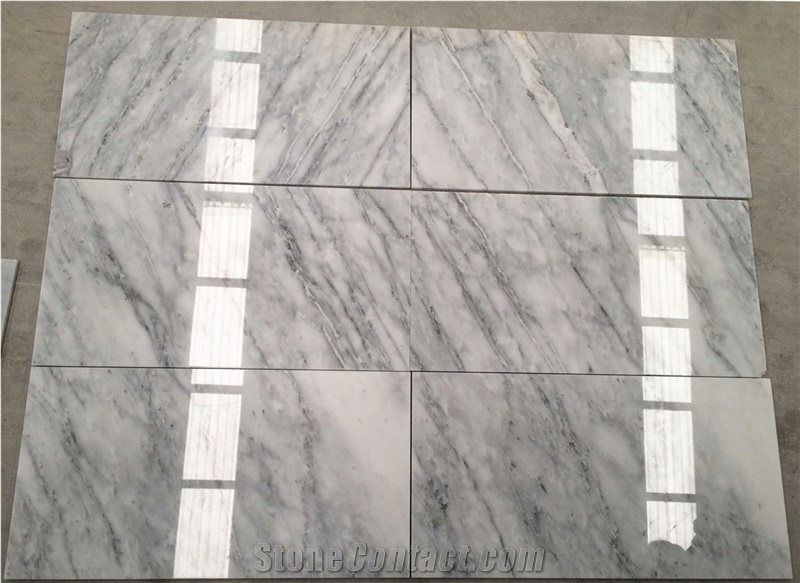 New Oriental White Villa Decoration Stone Marble Flooring Tile