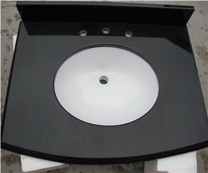 Shanxi Black Granite Bar, Black Countertop, Kitchentop,Black Galaxy Granite Countop