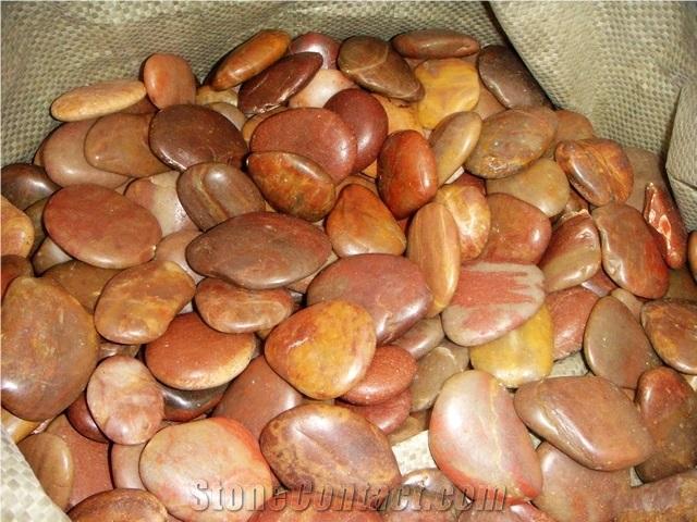 Use for Paving / Decoration / Landscape Natural Stone Black Pebble