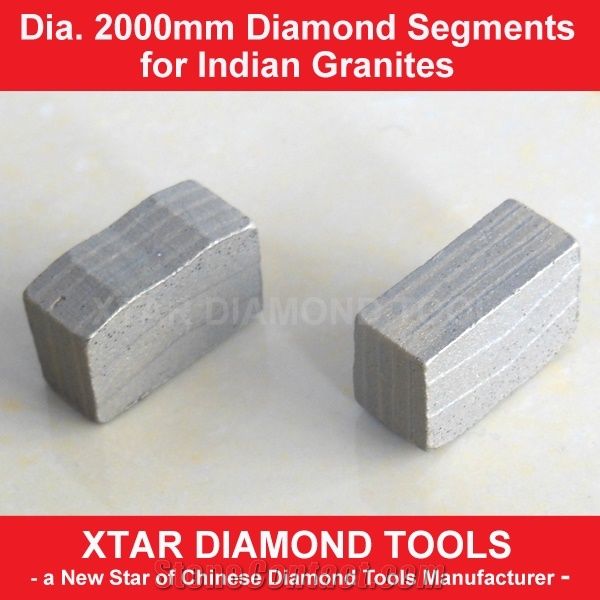 Dia.2000mm Diamond Segments for Granite Block Cutting