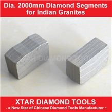 Dia.2000mm Diamond Segments for Granite Block Cutting Dia.2000mm Diamond Segments for Granite Block Cutting
