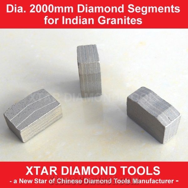 Dia.2000mm Diamond Segments for Granite Block Cutting