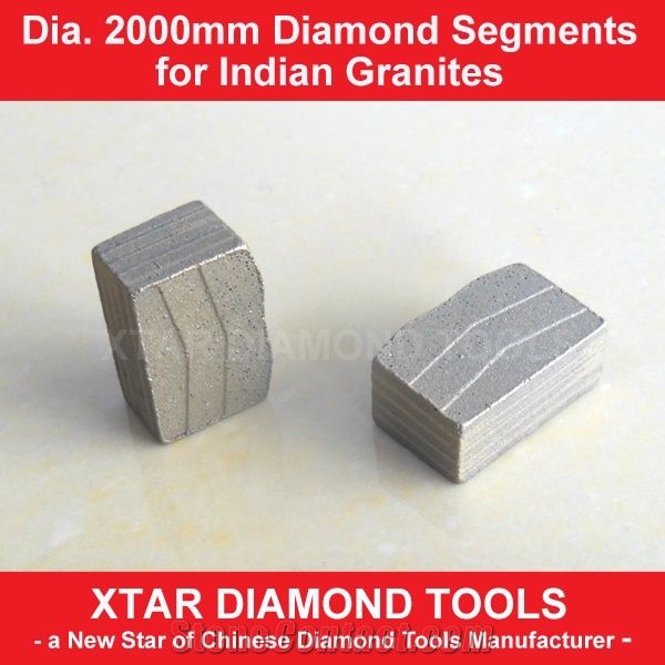 Dia.2000mm Diamond Segments for Granite Block Cutting