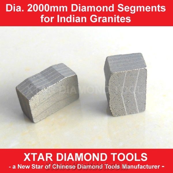 Dia.2000mm Diamond Segments for Granite Block Cutting