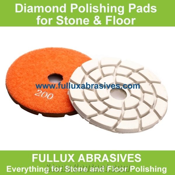 Diamond Polishing Pads for Dry Use or Wet Use
