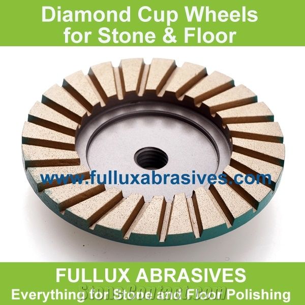 Stone Cup Grinding Wheel for Stone Edge Chamfer and Surface Grinding
