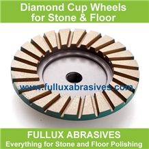 Stone Cup Grinding Wheel for Stone Edge Chamfer and Surface Grinding