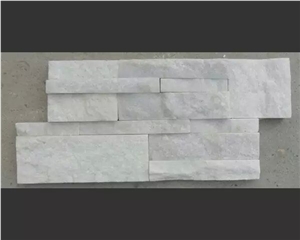 White Quartzite Culture Stone Wall Cladding Veneer in Stock Good Prices