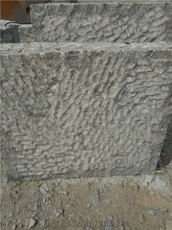 Wulian Flower Grey Granite Slabs & Tiles,Wulian Grey Sesame Pineapple Picked Surface for Wall and Paving