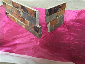 Z Shape Slate Cultured Stone Panel Corner Stone Veneer Ledge Stone Cladding