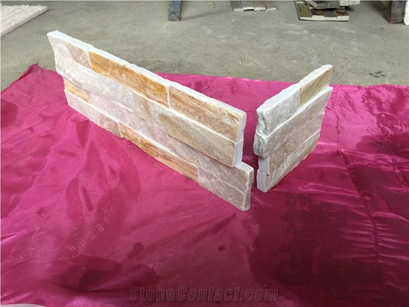Z Shape Slate Cultured Stone Panel Corner Stone Veneer Ledge Stone Cladding
