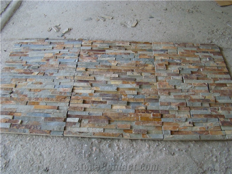 Rusty Slate Tile Irregular Flagstone