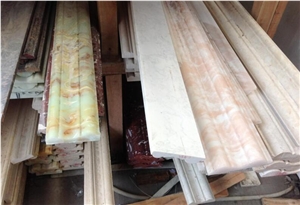 China Manmade Artificial Marble Molding & Border Lines/Pencil Lines-Many Kinds Of Artificial Marble