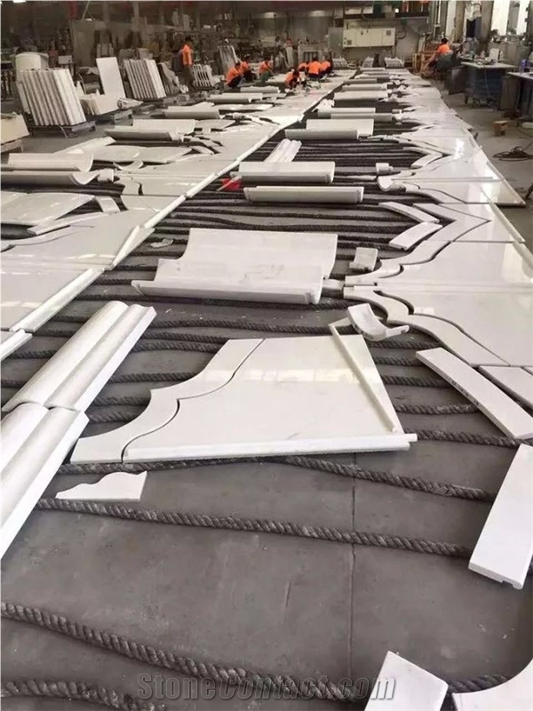 China Oriental White Marble Column Base