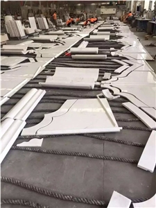 China Oriental White Marble Column Base