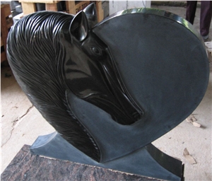 Jet Black Granite Polished Monuments