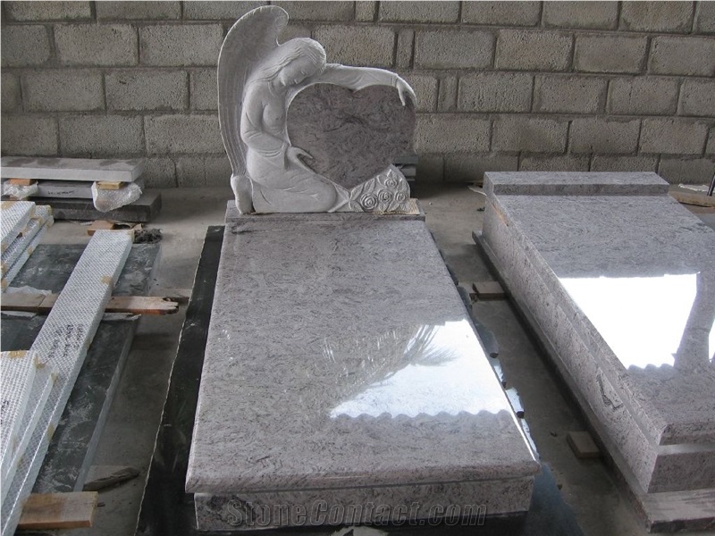 Viskont White Granite Polished Monuments