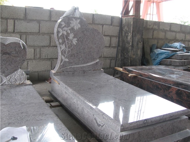 Viskont White Granite Polished Monuments