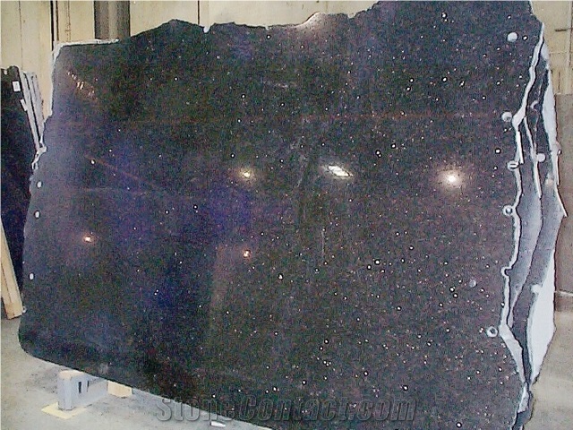 Black Galaxy Granite Tiles & Slabs, Polished Granite Floor Tiles, Wall Tiles India