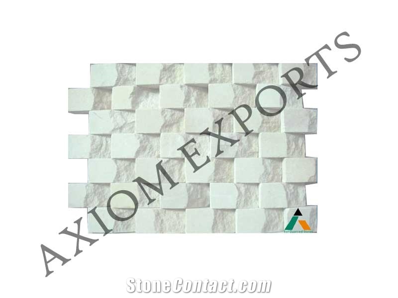 Mosaic Tiles Teak Wood Sandstone