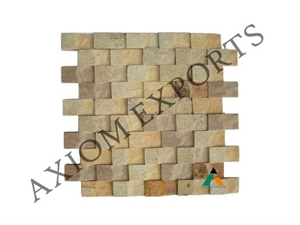 Mosaic Tiles Teak Wood Sandstone