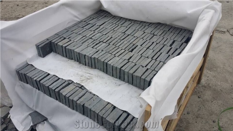 Absolute Black Granite G684 Cubic Paving Stone Cobble Stone Paver