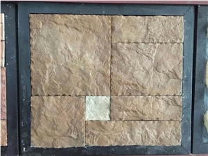 Stone Wall Cladding/Cultured Ledge Stone/Stacked Stone Veneer/Building and Construction Fake Ledgestone Stone Wall Cladding