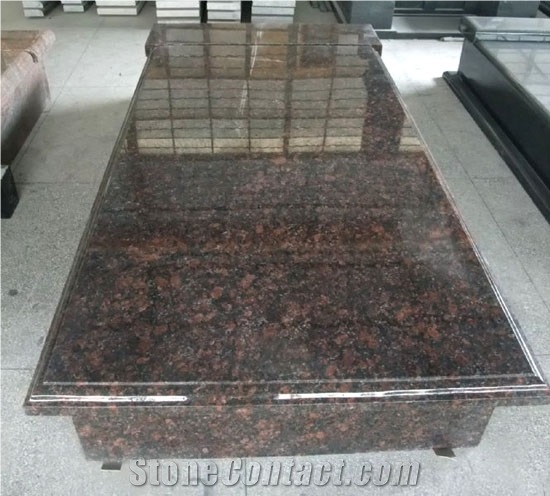 Stylish Tan Brown Granite Tombstone,Tan Brown Granite Jewish Style Monuments.Tan Brown Granite Tombstone&Monuments