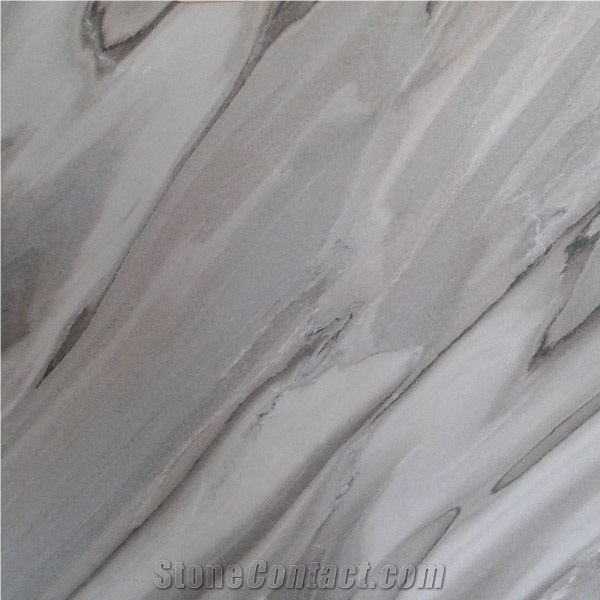 Bruna White Marble Slabs