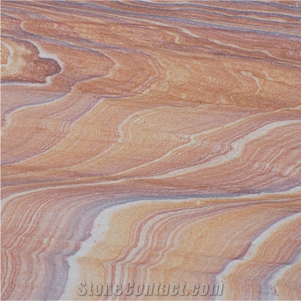 Rainbow Sandstone Slabs & Tiles, Yellow Sandstone Floor Tiles, Wall Tiles