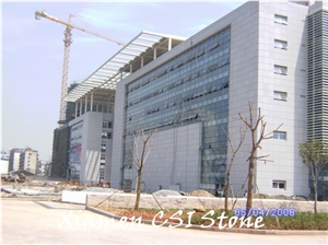 Project Show-G603 Padang Cristallo /Bianco Crystal Sesame White Granite Column for Building Stone