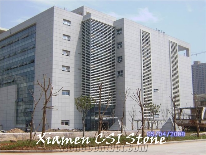 Project Show-G603 Padang Cristallo /Bianco Crystal Sesame White Granite Column for Building Stone