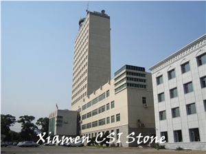 Project Show-G603 Padang Cristallo /Bianco Crystal Sesame White Granite Wall Cladding Tiles Project Show Building Stone