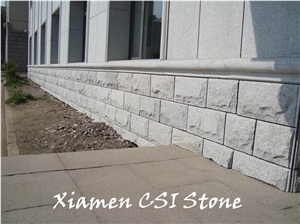Project Show-G603 Padang Cristallo /Bianco Crystal Sesame White Granite Wall Cladding Tiles Project Show Building Stone