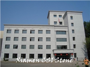 Project Show-G603 Padang Cristallo /Bianco Crystal Sesame White Granite Wall Cladding Tiles Project Show Building Stone