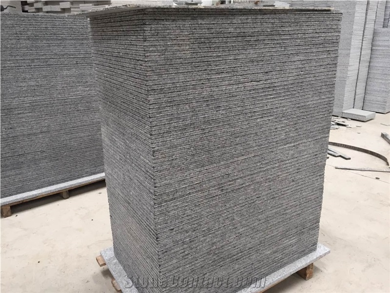 Xiamen China 6mm Super Thintan Brown Granite Slab Tile Cover Flooring Polished Honed Flamed Split Cross & Vein Cut Patterns