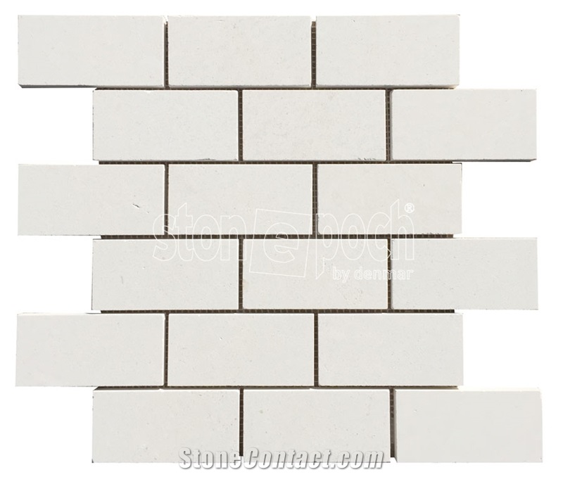 Limestone Polished Mosaic, Beige Limestone Mosaic Turkey