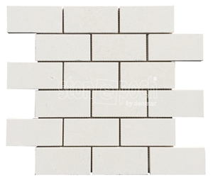 Limestone Polished Mosaic, Beige Limestone Mosaic Turkey Limestone Polished Mosaic, Beige Limestone Mosaic Turkey