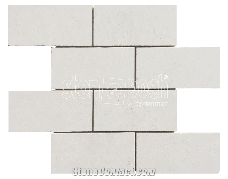 Limestone Polished Mosaic, Beige Limestone Mosaic Turkey