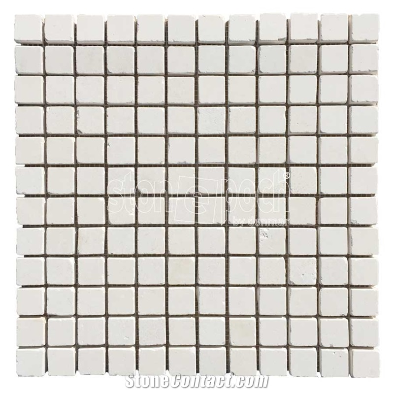 Limestone Polished Mosaic, Beige Limestone Mosaic Turkey