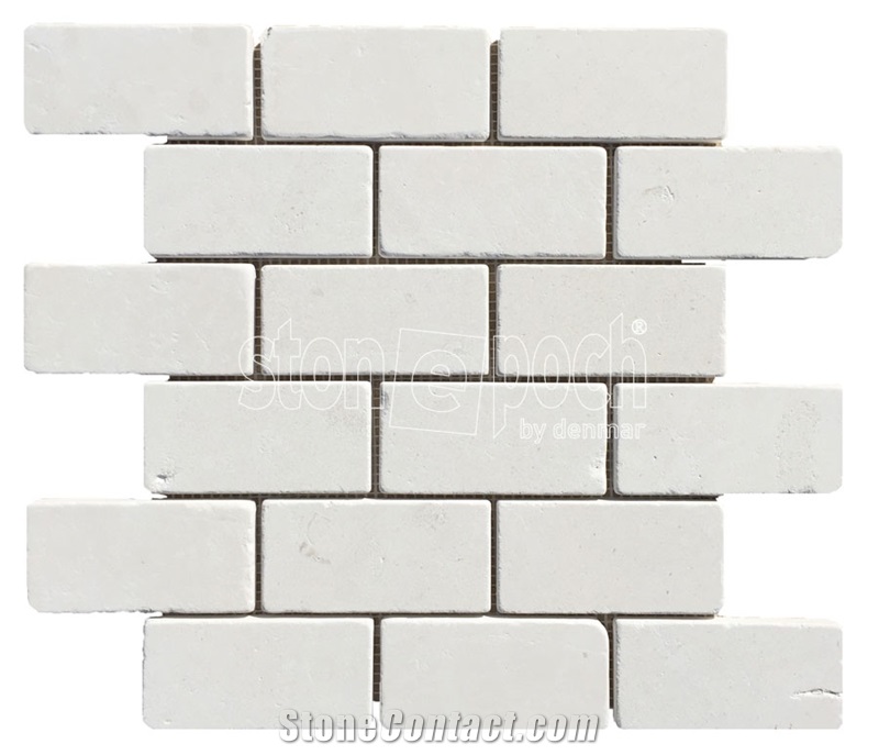 Limestone Polished Mosaic, Beige Limestone Mosaic Turkey
