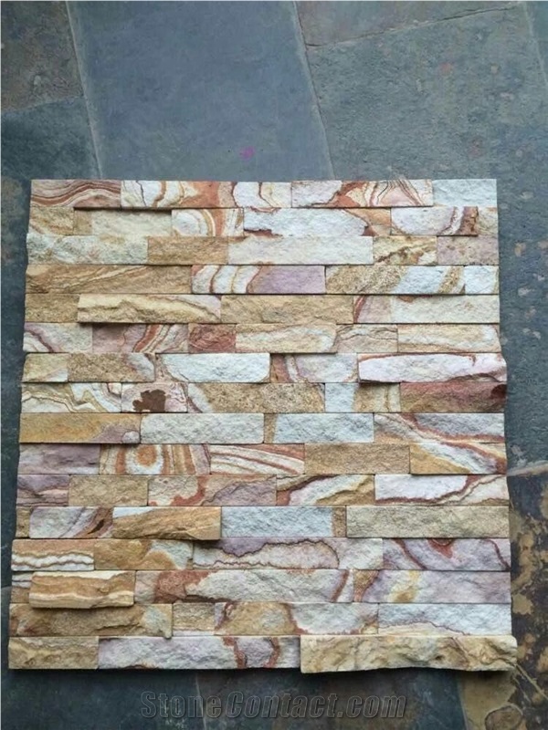 Slate Cube Stone, Courtyard Road Pavers, Walkway Pavers