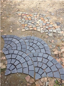 Slate Cube Stone & Paver, Courtyard Road Pavers, Floor Covering