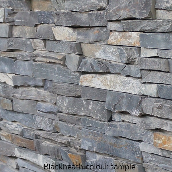 Deco Block, Grey Quartzite Wall Cladding Viet Nam, Stacked Stone Veneer