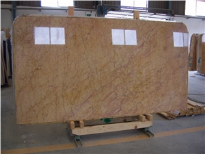Crema Valencia Marble Tiles & Slabs 02 - Slabs, Yellow Polished Marble Floor Tiles, Wall Tiles