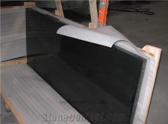 Absolute Black Granite Countertop&India Black Kitchen Bar Top&Island Top&Desk Top&Worktop&Bench Top