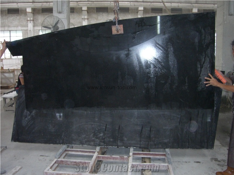 Absolute Black Granite Countertop&India Black Kitchen Bar Top&Island Top&Desk Top&Worktop&Bench Top