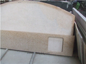 Golden Granite Kitchten Countertop&Sunset Gold Countertop&G682 Island Countertop&Rust Yellow Kitchen Bar Top