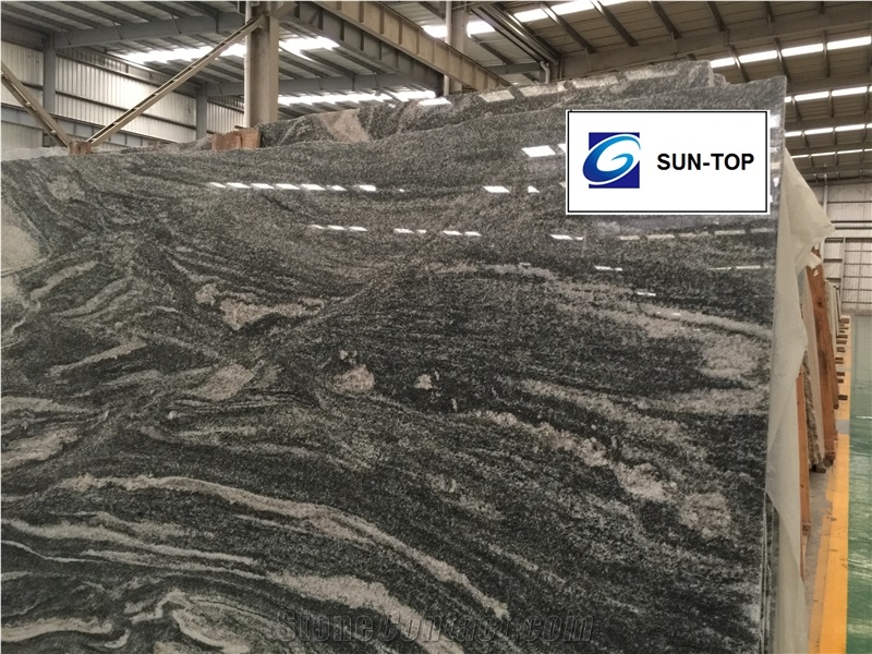 Green San Francisco/Verde San Francisco/Brazil Green/ Verde Sao Francisco Green Granite Big Slabs & Tiles & Gangsaw Slab & Strips (Small Slabs) & Customized & Wall/Floor Covering