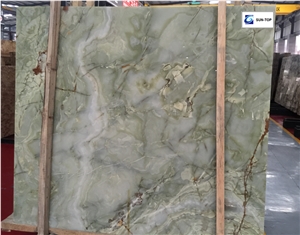 Reseda Green Onyx/Dark Green Jade Big Slabs & Tiles & Gangsaw Slab & Strips (Small Slabs) & Customized & Wall/Floor Covering Reseda Green Onyx/Dark Green Jade Big Slabs & Tiles & Gangsaw Slab & Strips (Small Slabs) & Customized & Wall/Floor Covering